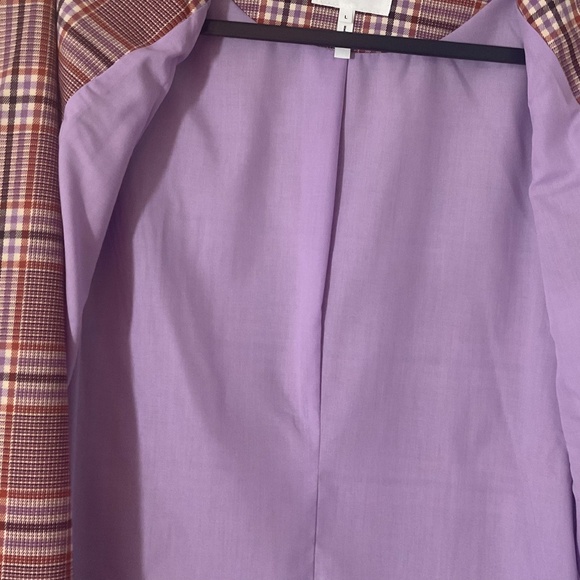 Avec Les Filles Plaid Trench Coat - NWT - Picture 11 of 16